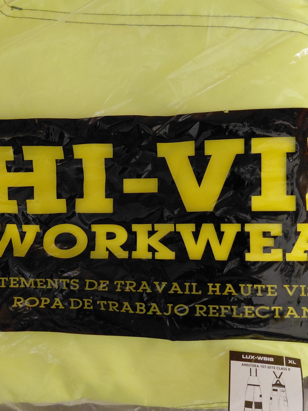High Visability Waterproof Overalls OCCUNOMIX Lux-WBIB Sz. XL FD3321 NEW